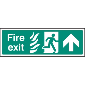 HTM Fire Exit - Arrow Up / Straight On