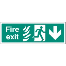HTM Fire Exit - Arrow Down