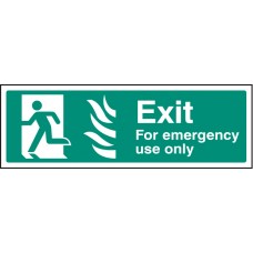 HTM Exit for Emergency Use Only - Left