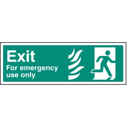 HTM Exit for Emergency Use Only - Right