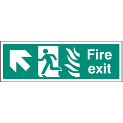 HTM Fire Exit - Arrow Up Left