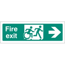Inclusive Disabled Fire Exit Design - Arrow Right