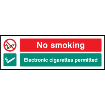 No Smoking Electronic Cigarettes Permitted 