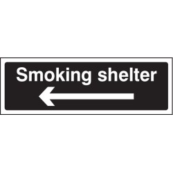 Smoking Shelter - Arrow Left