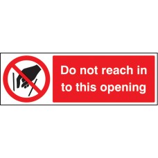 Do Not Reach in to this Opening