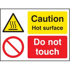 Caution - Hot Surface Do Not Touch