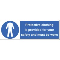 Protective Clothing Provided for Your Safety Must be Worn