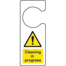 Cleaning in Progress - Door Hanger