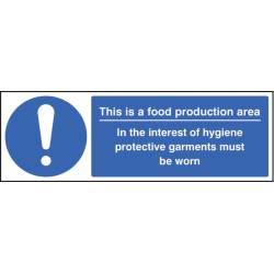 Food Production Area PPE Garments Must be Worn