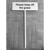 Please Keep Off the Grass - Verge Sign