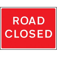 Fold Up Sign - Road Closed - 1050 x 750mm