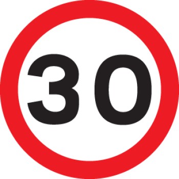 30mph - Class RA1 - Temporary