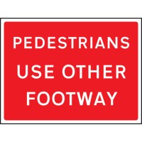 Pedestrians Use Other Footway - Class RA1 