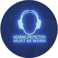 Noise Activated Sign - Hearing Protection Must be Worn