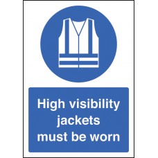 A4 High Visibility Jackets Must be Worn