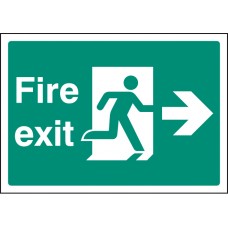 A4 Fire Exit Right