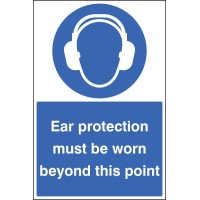 Ear Protection Must be Worn - Floor Graphic