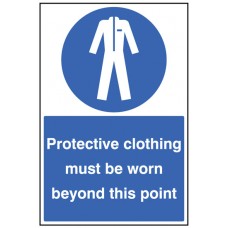 Protective Clothing Must be Worn - Floor Graphic