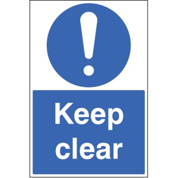 Keep Clear - Floor Graphic