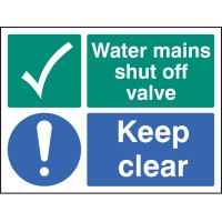 Water Mains Shut Off Valve - Keep Clear