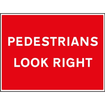 Pedestrians Look Right